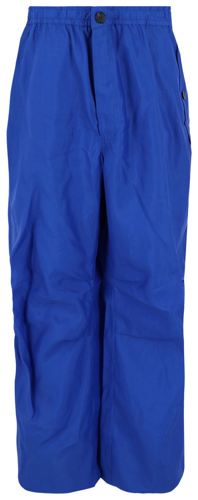 Ferragamo Athletic Silk Track Pants Blue