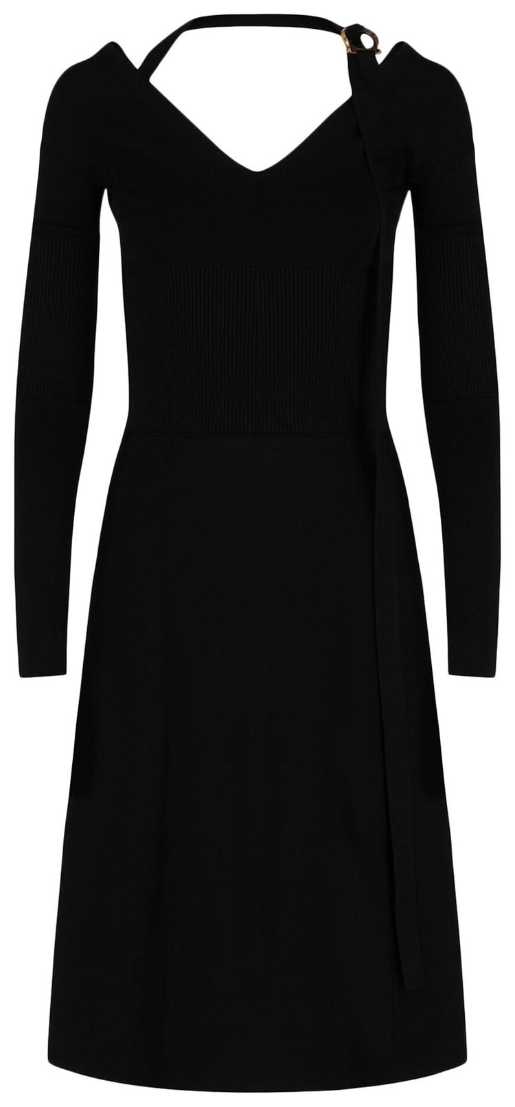 Ferragamo Halter Strap Dress Black