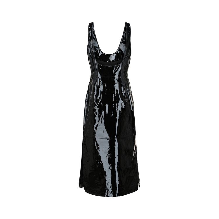 black patent leather dress Buy Ferragamo Scoop Neck Midi 'Black' - 13C703 767174 BLAC Ice Blue Dress 1960s McCalls 8761 A Size:56 Long made from one section