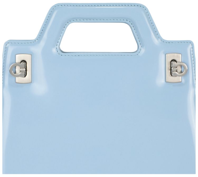 Ferragamo Mini Wanda Top Handle Bag Blue