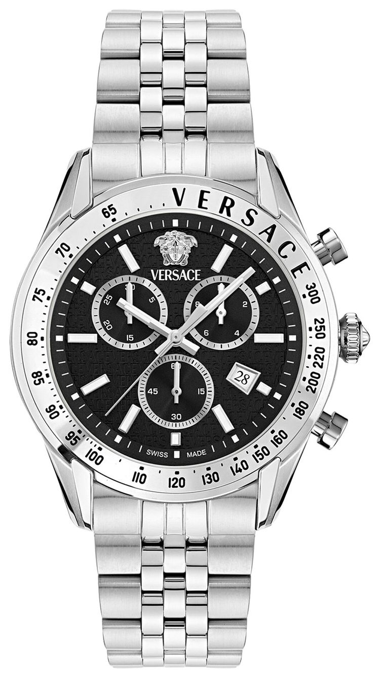 Versace Chrono Master Bracelet Watch Stainless Steel