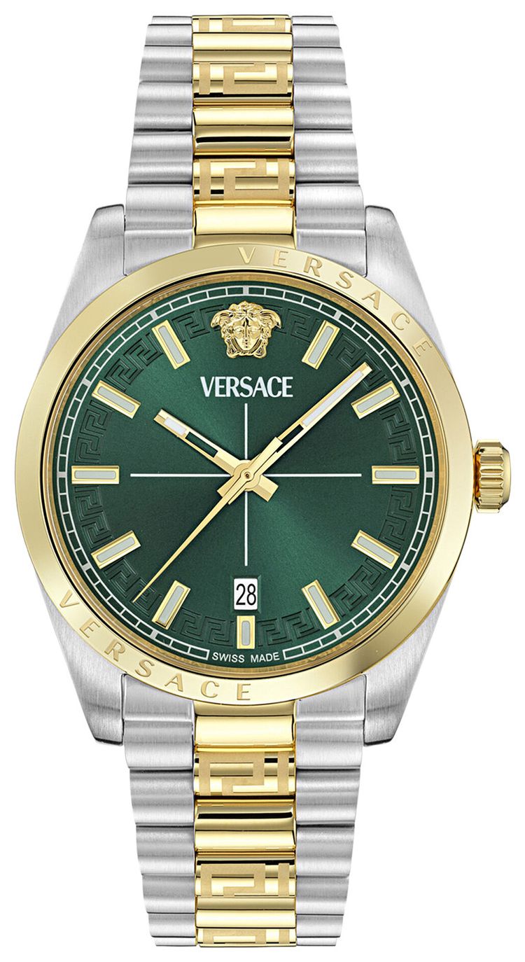Versace Millenyium Bracelet Watch Two Tone