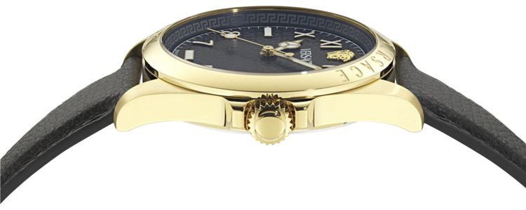 Versace Anteo Leather Watch Gold