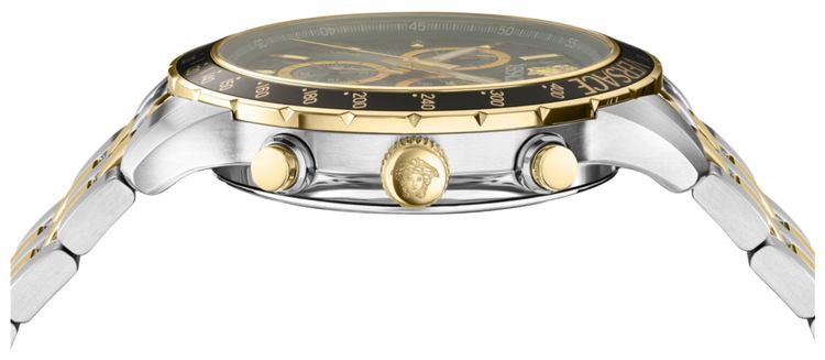 Versace Sport Chrono Bracelet Watch Two Tone