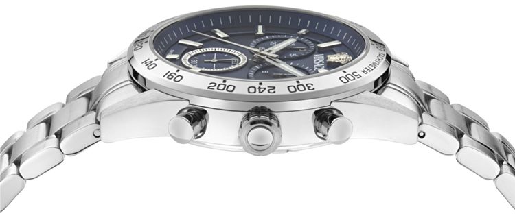Versace V Code Chrono Bracelet Watch Stainless Steel