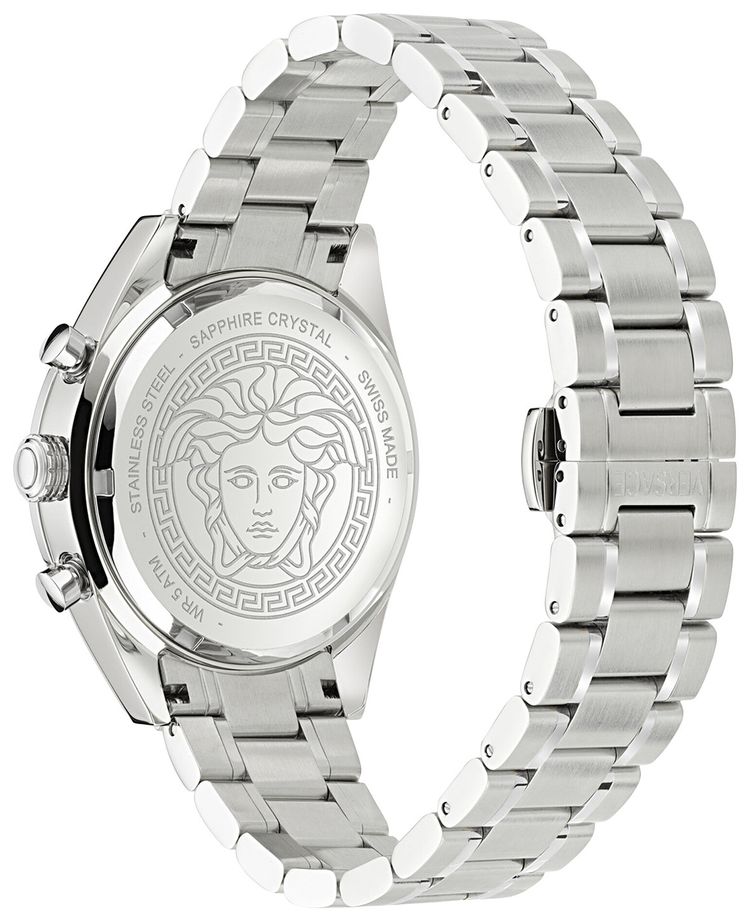 Versace V Code Chrono Bracelet Watch Stainless Steel
