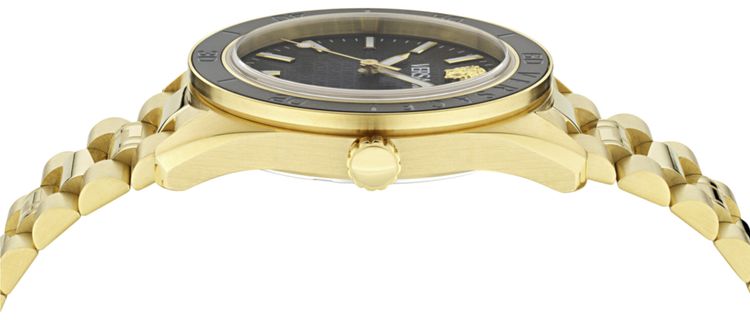 Versace V Dome Bracelet Watch Gold