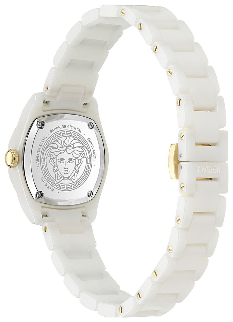 Versace DV One Mini Ceramic Watch White