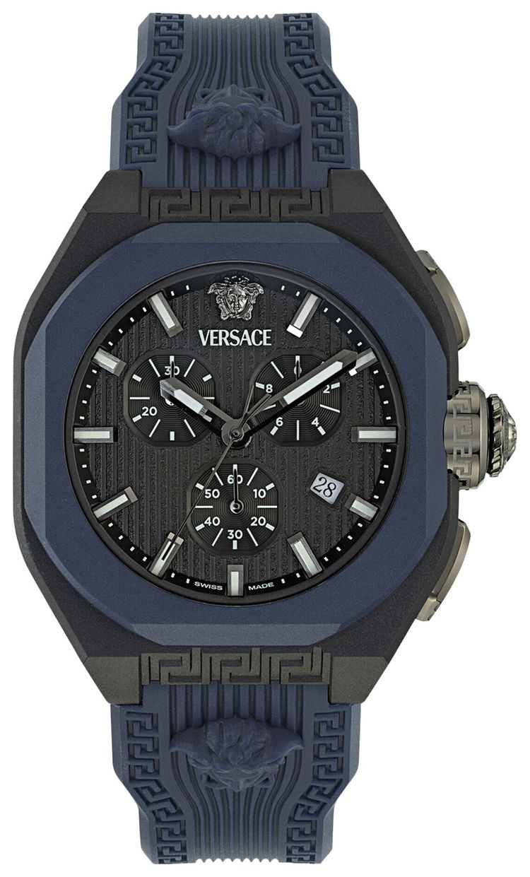Versace V Legend Chrono Eco Ceramic Watch Black