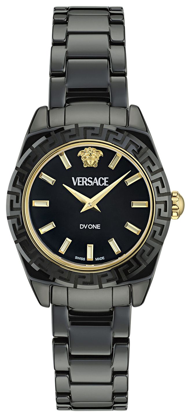 Versace DV One Mini Ceramic Watch Black