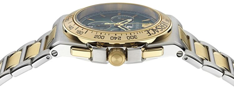 Versace Greca Extreme Chrono Bracelet Watch Two Tone
