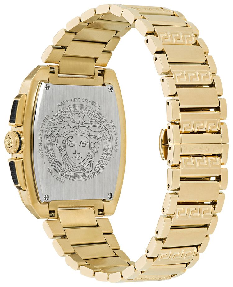 Versace Dominus Chronograph Watch Gold