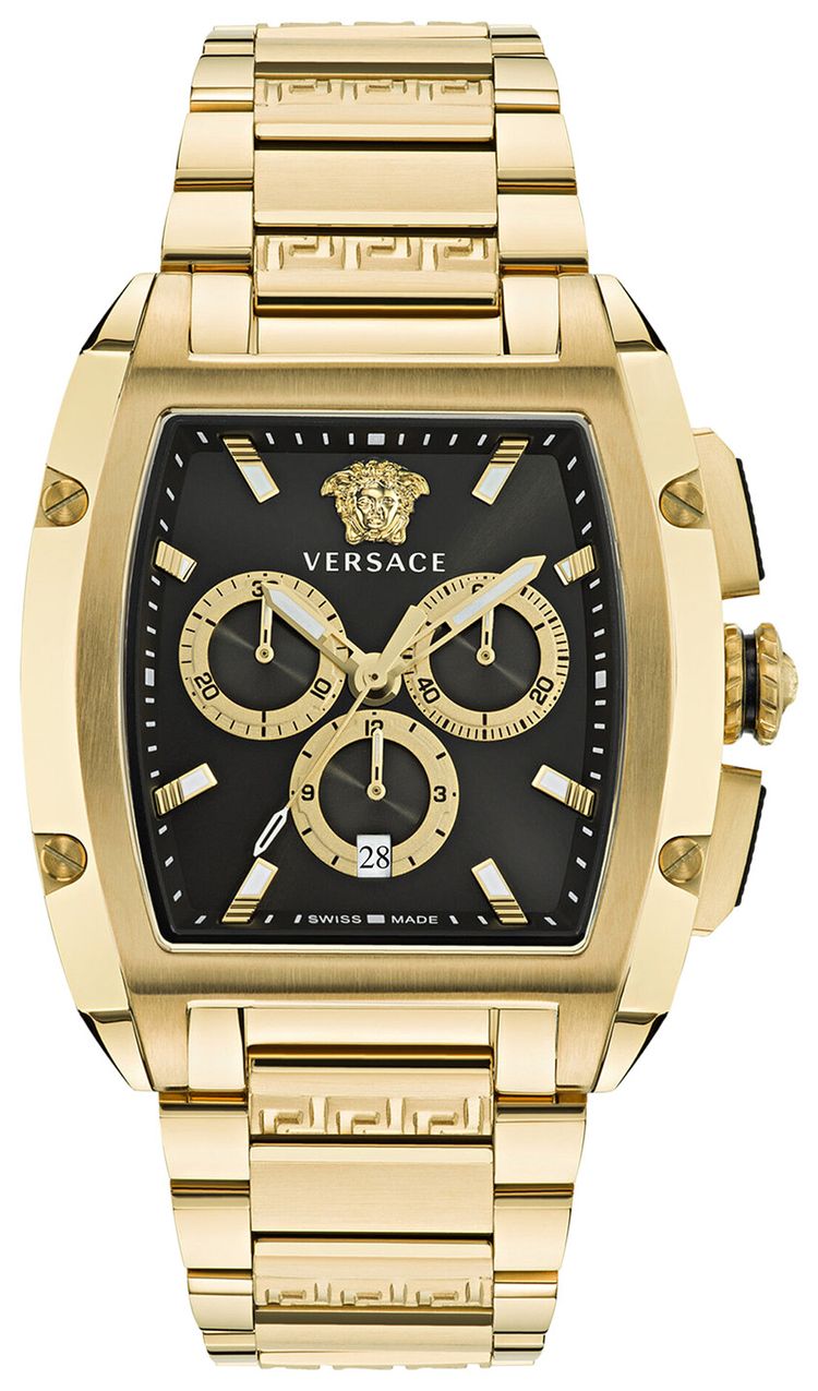 Versace Dominus Chronograph Watch Gold