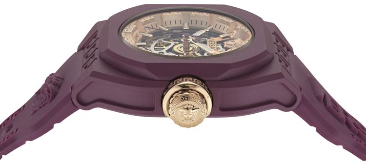 Versace V Legend Skeleton Automatic Watch Red
