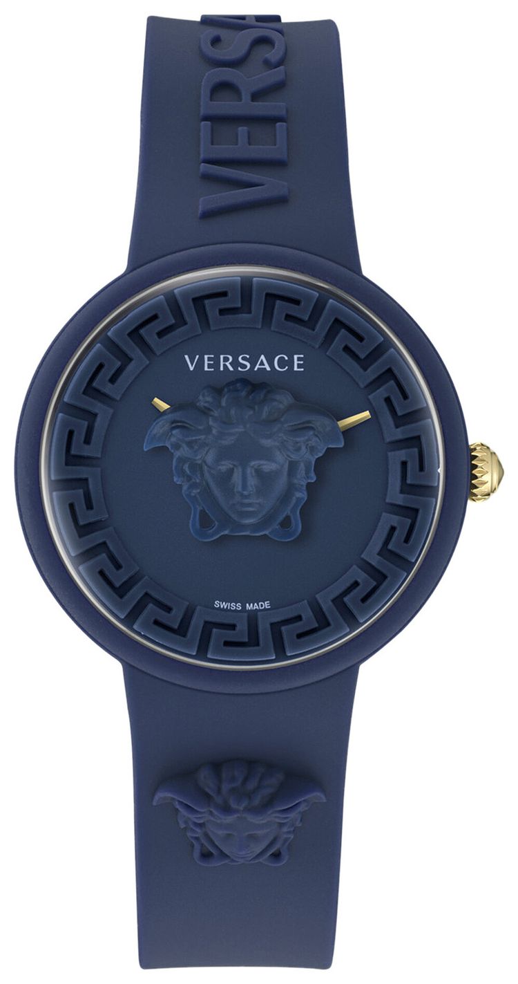Versace Medusa Pop Silicone Watch Blue