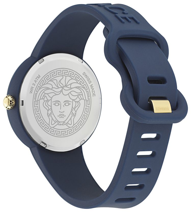 Versace Medusa Pop Silicone Watch Blue
