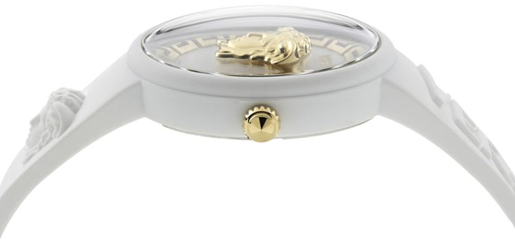 Versace Medusa Pop Silicone Watch White