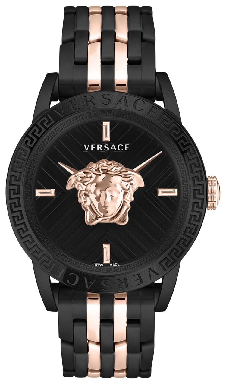 Versace V Code Bracelet Watch Two Tone