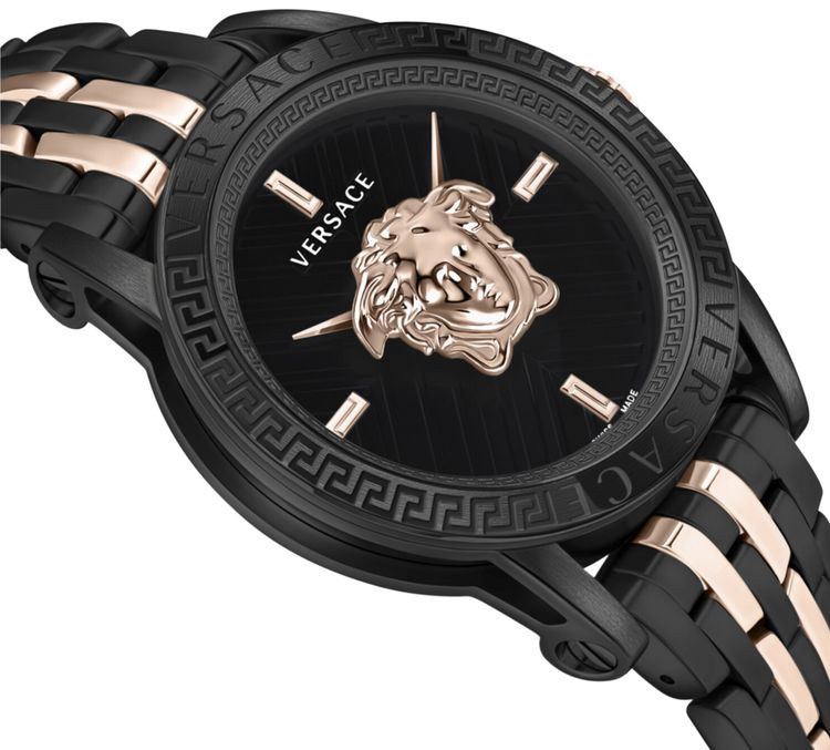 Versace V Code Bracelet Watch Two Tone
