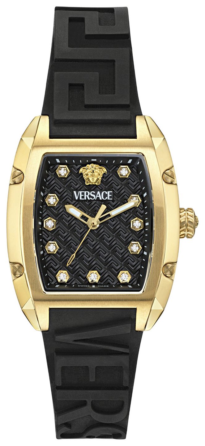 Versace Dominus Diamond Watch Gold