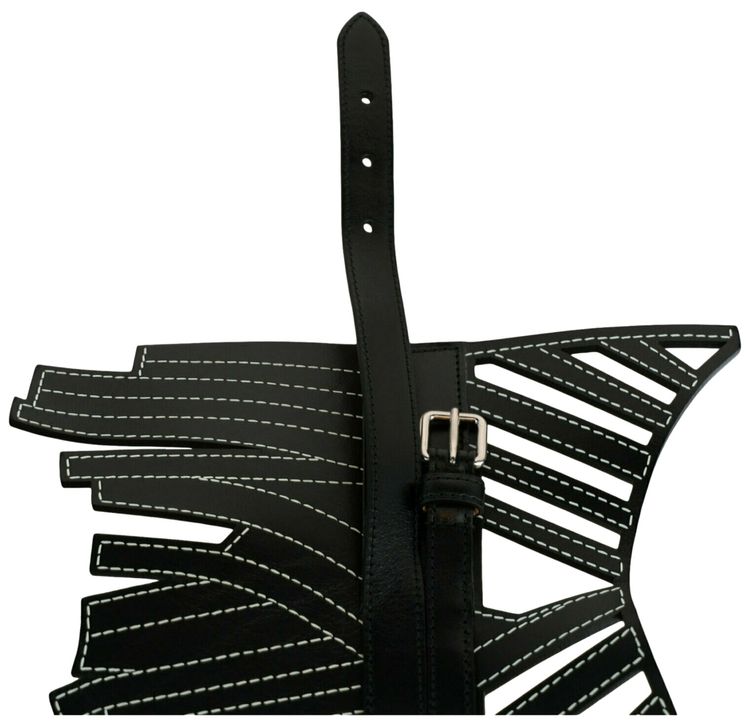 Alexander McQueen Cage Corset Belt Black