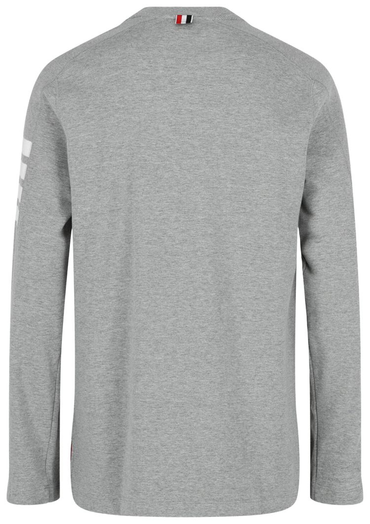 Thom Browne Milano Cotton 4 Bar T Shirt Grey