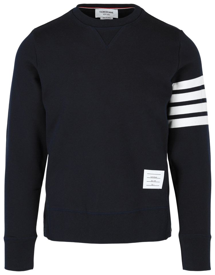 Thom Browne Engineered 4 Bar Sweatshirt Blue