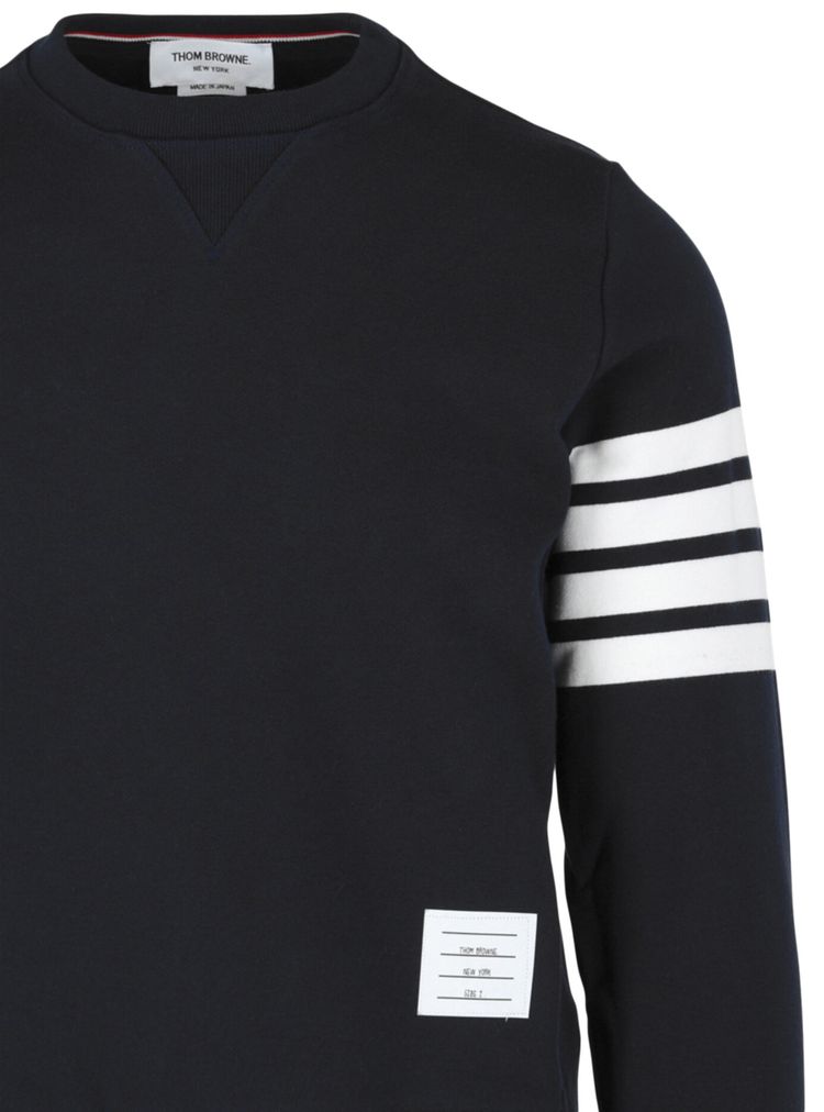 Thom Browne Engineered 4 Bar Sweatshirt Blue