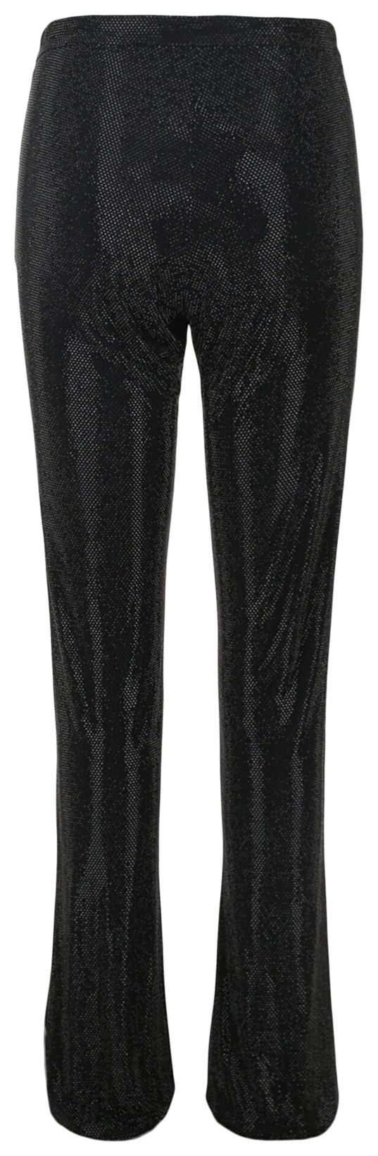Versace Crystal Embellished Flare Pants Black