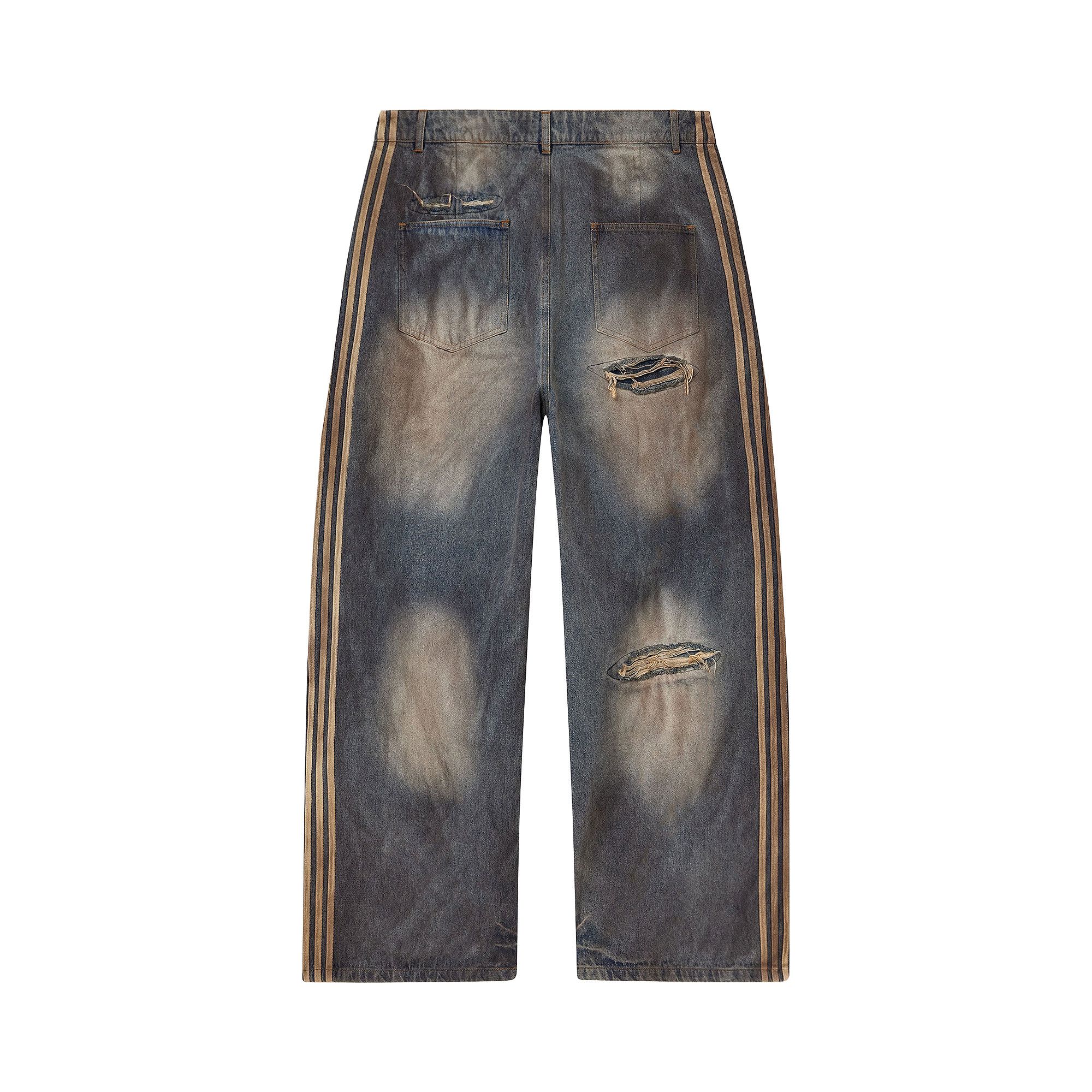 【valeforever】スタッツ ダメージ デニム Buy Vale Forever 100 Yard Denim 'Midwash/Dest/Faded' - VALE 10 001