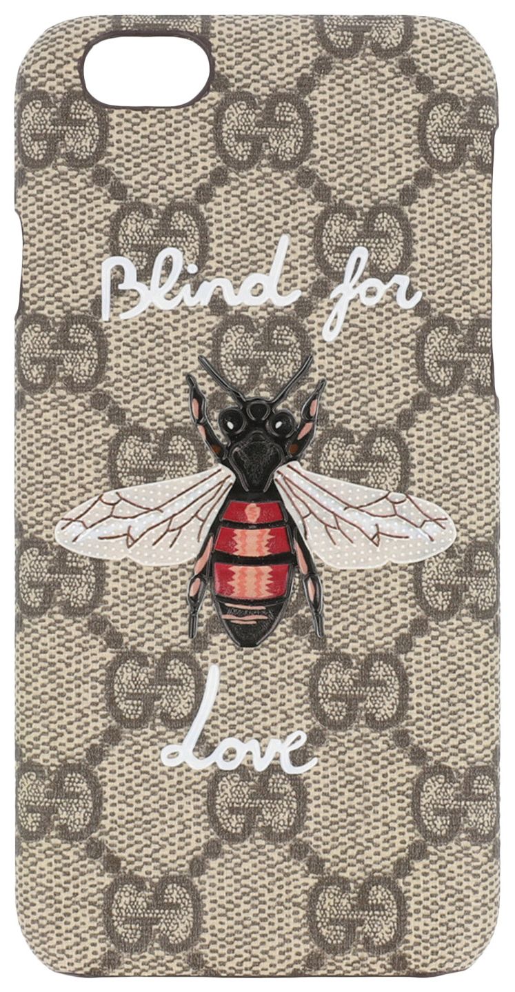Gucci Blind For Love iPhone 6 Case BeigeMedium Grey