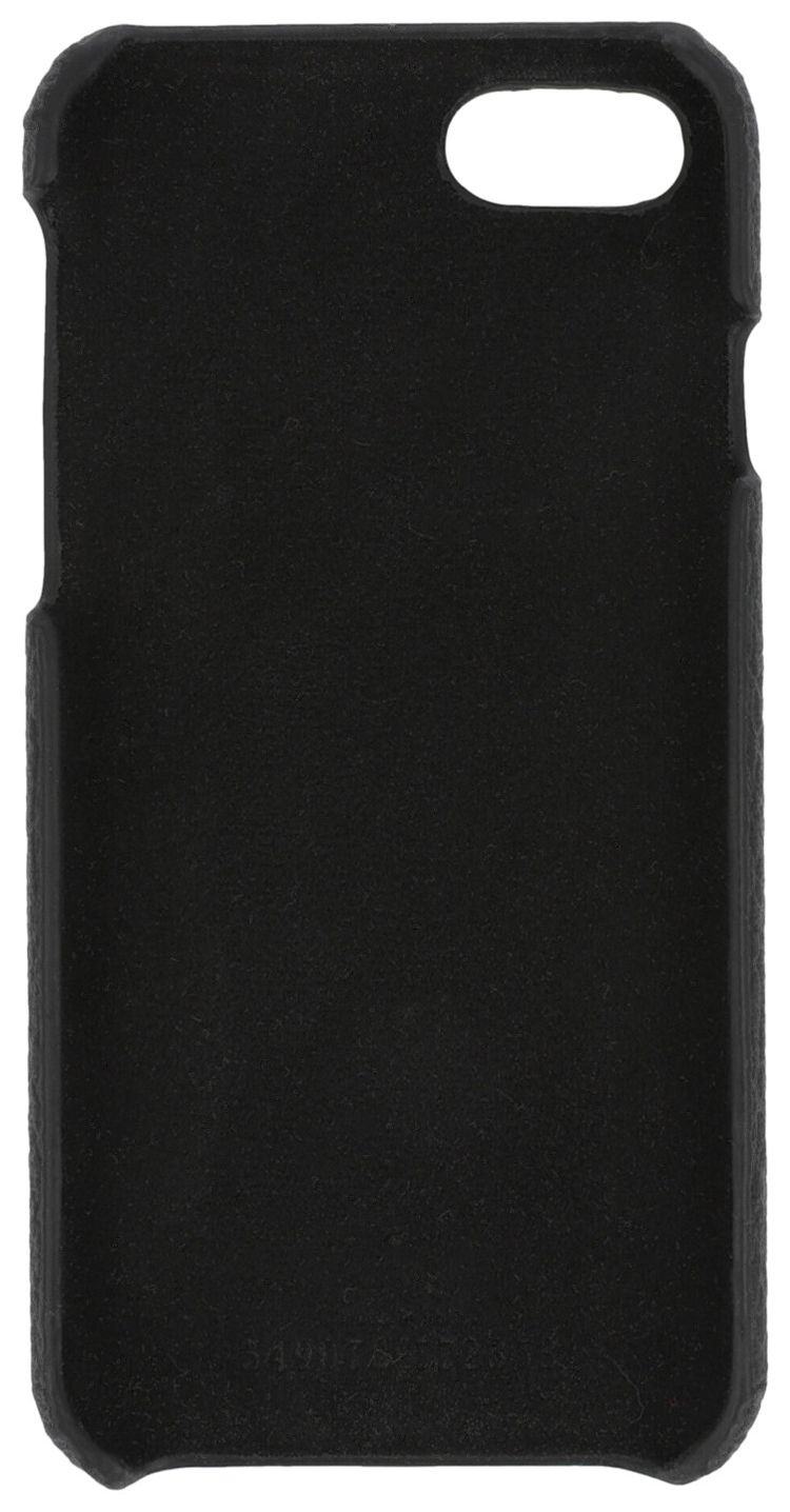 Gucci Printed Logo Leather iPhone 8 Case BlackMulticolor