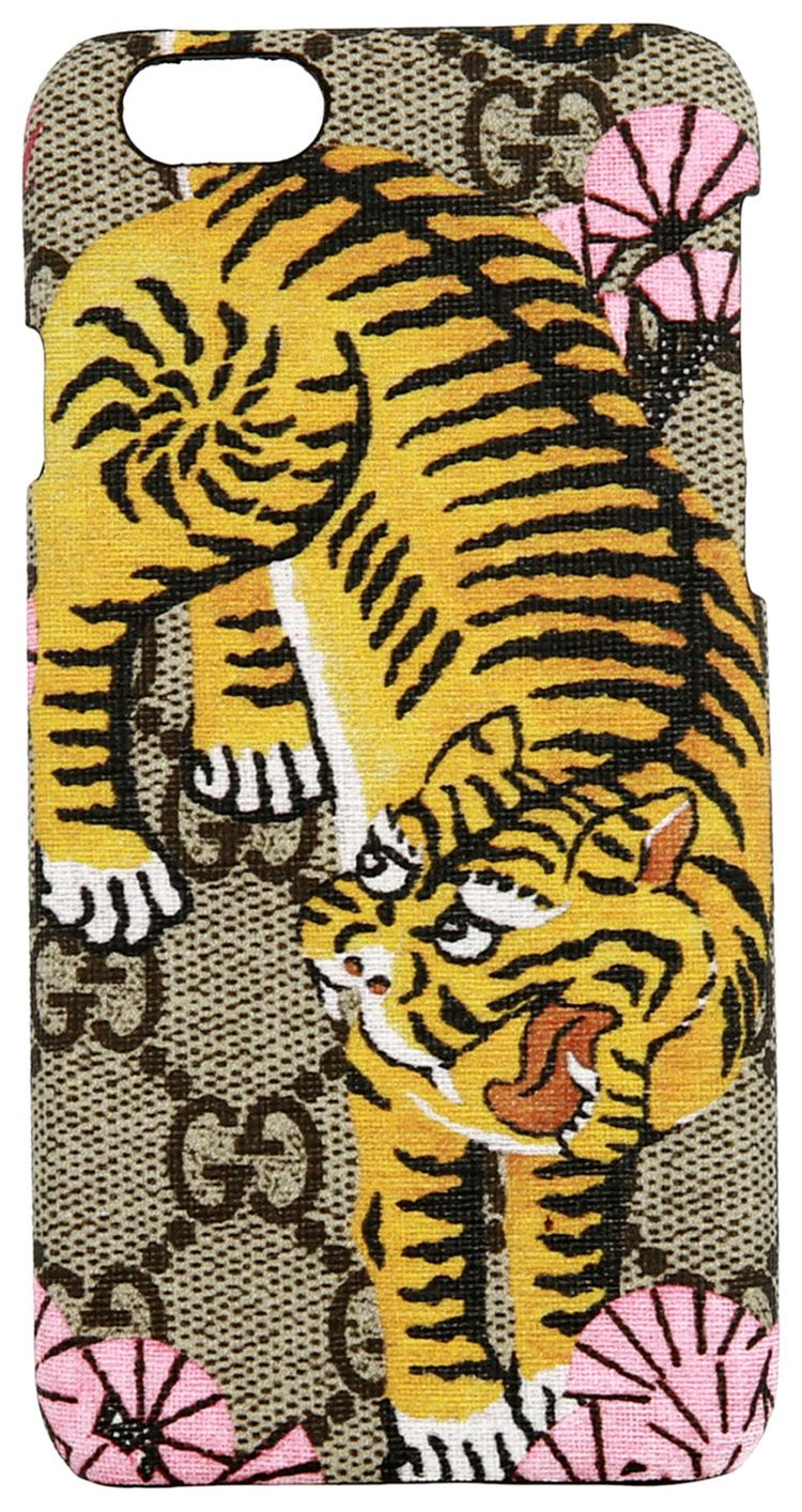 Gucci iPhone 6 Case BeigeEbonyCrop Pink