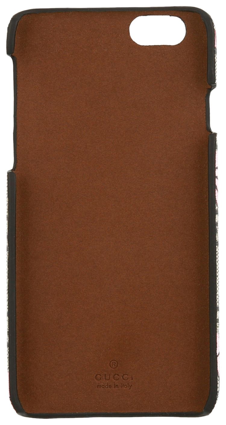 Gucci iPhone 6 Case BeigeEbonyCrop Pink