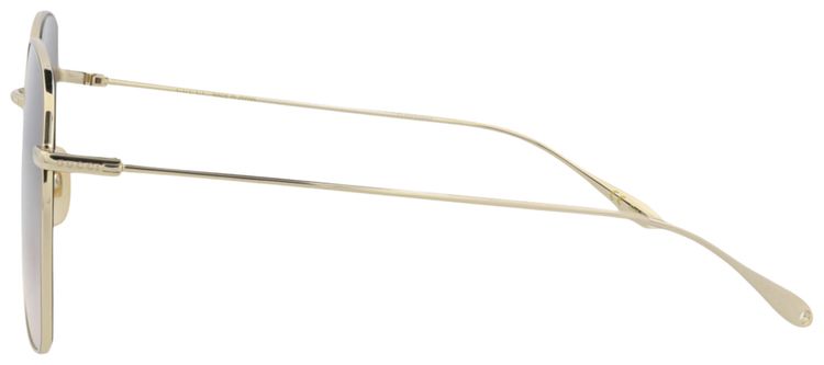 Gucci Square Frame Metal Sunglasses GoldRed