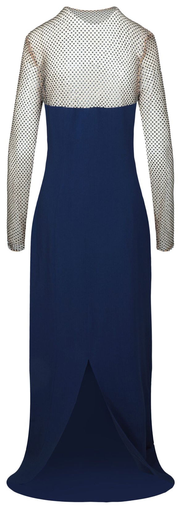 Stella McCartney Myah Embellished Long Sleeve Gown Blue