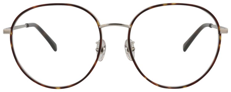 Stella McCartney Round Frame Metal Optical Frames HavanaGoldTransparent