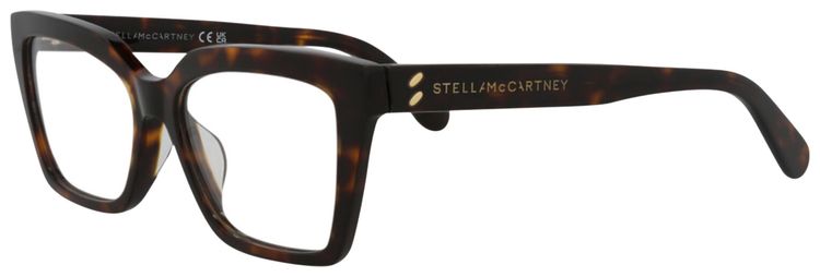 Stella McCartney Cat Eye Frame Acetate Optical Frames HavanaTransparent