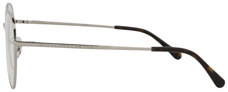 Stella McCartney Round Frame Metal Optical Frames PalladiumTransparent