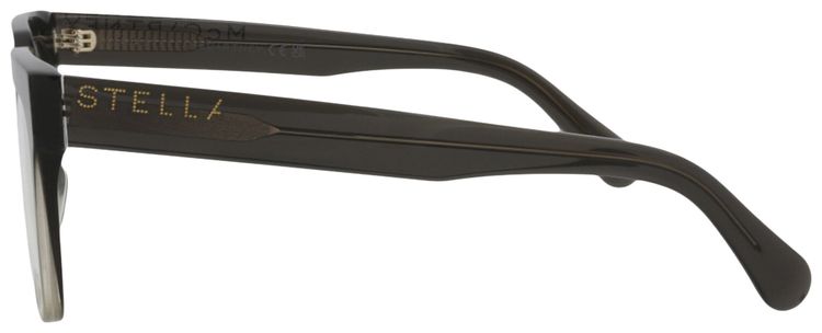 Stella McCartney Square Frame Acetate Optical Frames GreyTransparent