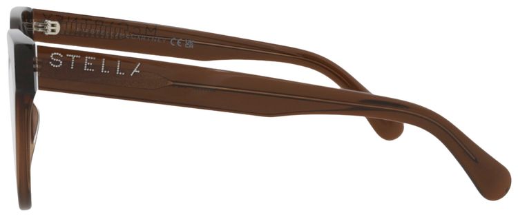 Stella McCartney Cat Eye Frame Acetate Optical Frames BrownTransparent