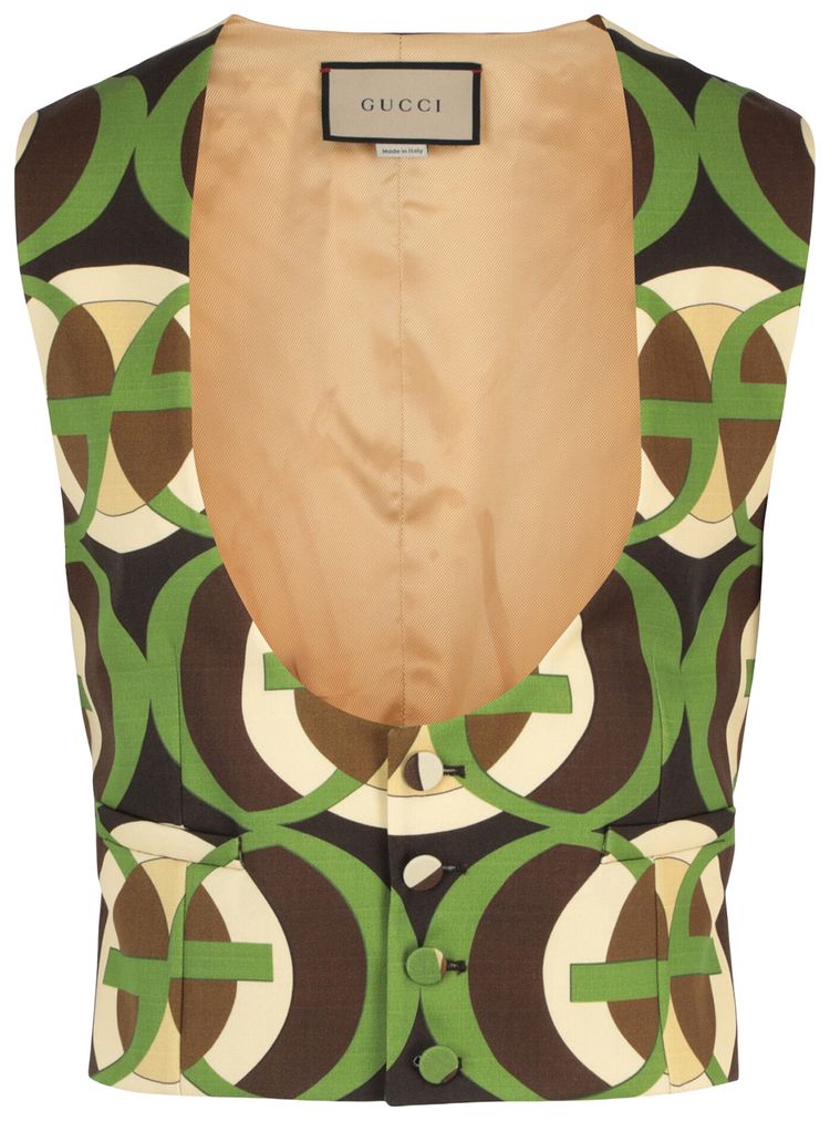 Gucci G Pattern Vest Green