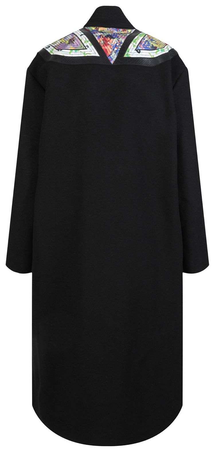 Stella McCartney Floral Print Belted Coat Black