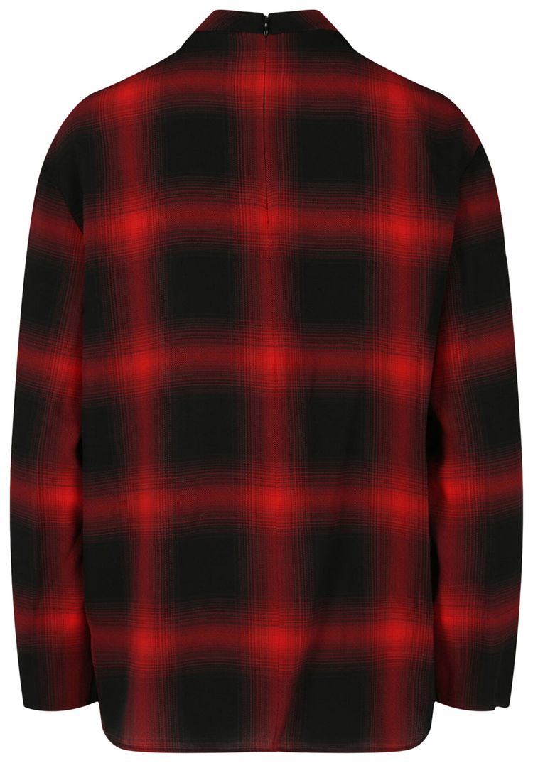 Stella McCartney Zadie Silk Top BlackRed