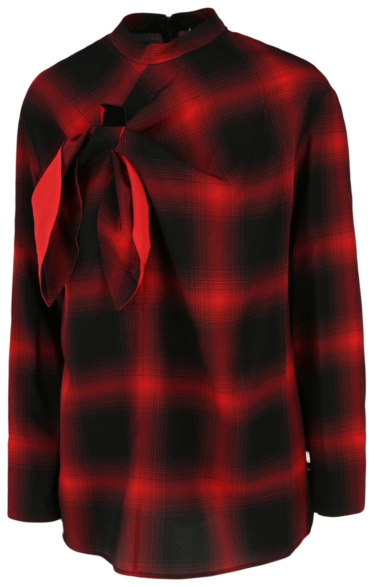 Stella McCartney Zadie Silk Top BlackRed