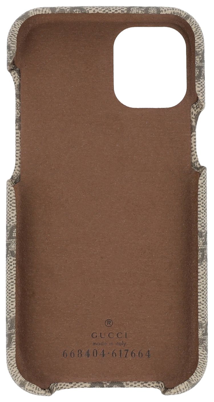 Gucci GG Supreme iPhone 12 Mini Case Tan