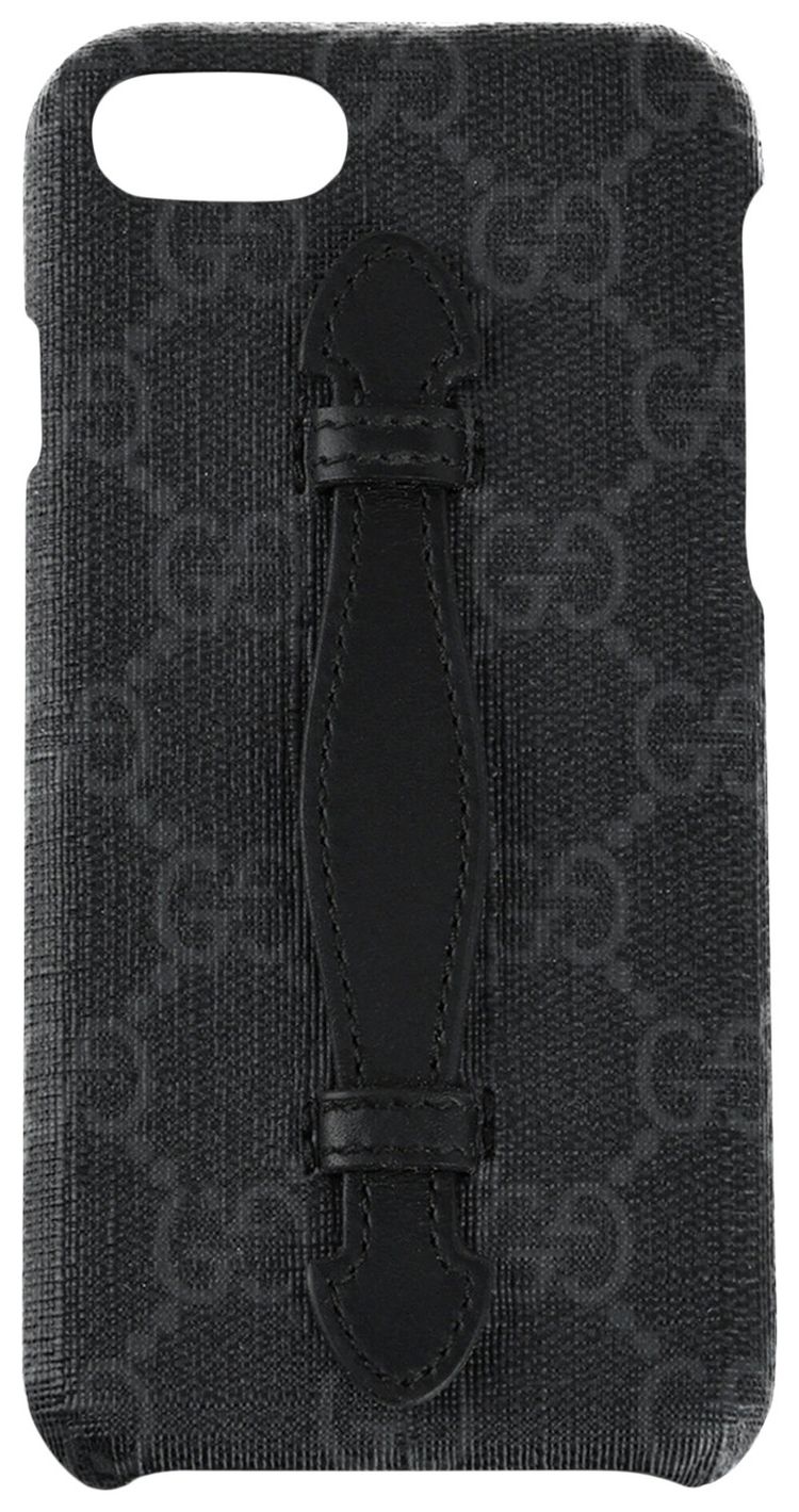 Gucci GG Supreme Selleria iPhone 8 Case Black