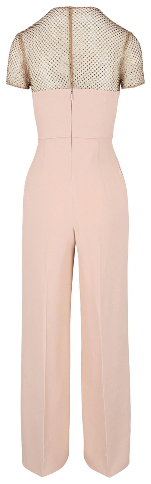 Stella McCartney Alysha Crystal Embellished Jumpsuit Rose