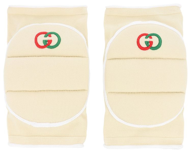 Gucci Interlocking G Knee Pads Cream