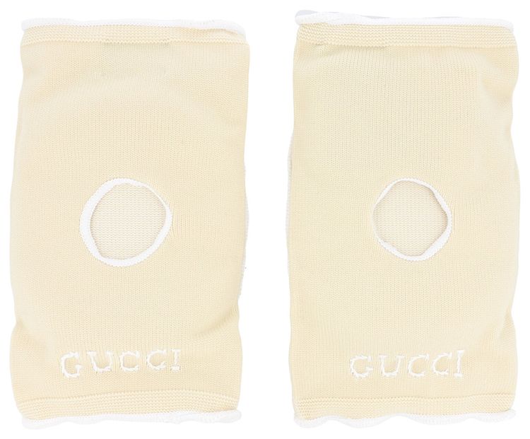 Gucci Interlocking G Knee Pads Cream